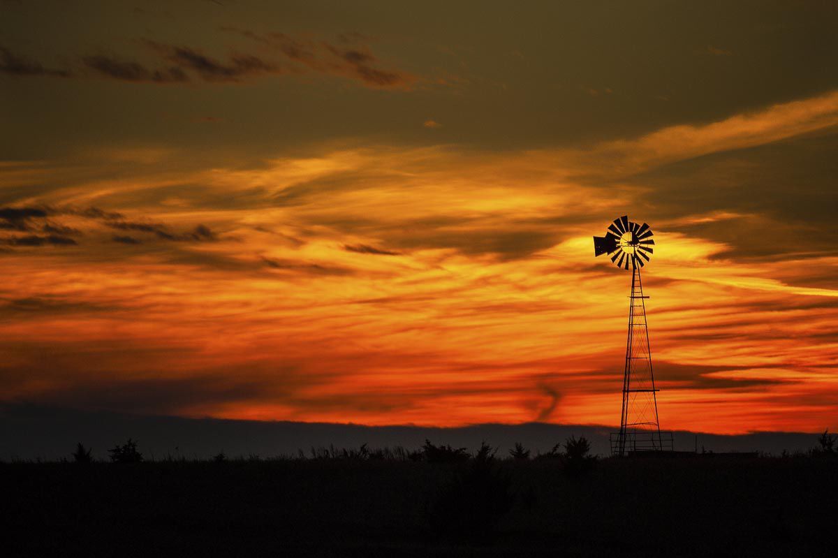 Sunset near Calamus
